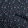 thumbnail image 1 of oneOone Viscose Chiffon Medium Blue Fabric Floral Craft Projects Decor Fabric Printed By The Yard 42 Inch Wide, 1 of 5