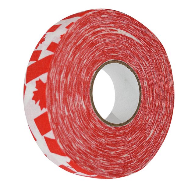 ziyahi 2.5Cmx25M Ice Hockey Cloth Tape Wrapping Breathable Nonslip Protector Cover Maple Red