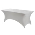 thumbnail image 1 of Stretchable Polyester Rectangle Table Cover for Outdoor Events – Elastic Fitted Design for Parties Weddings Banquets and Gatherings – Table Protector, 1 of 7