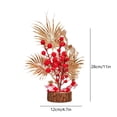 thumbnail image 3 of Chmadoxn Home Decor, Room Decor, Wall Decor Chinese Year Artificial Branches Tree Red Berries Picks Ornament Table Flower Basket Centerpiece For Spring Festival Wedding Home Decor New Year decorations, 3 of 6