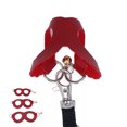 thumbnail image 3 of Harness and Leash with Bells, Small Pet Outdoor Walking Harness Vest and Leash Set Decor Chest Strap Harness for  Ferret Squirrel Hamster Clothes Accessory, 3 of 8