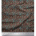 thumbnail image 1 of Soimoi polyester Crepe Fabric Two Tone With Grey Camouflage Decor Fabric Printed Yard 52 Inch Wide, 1 of 3