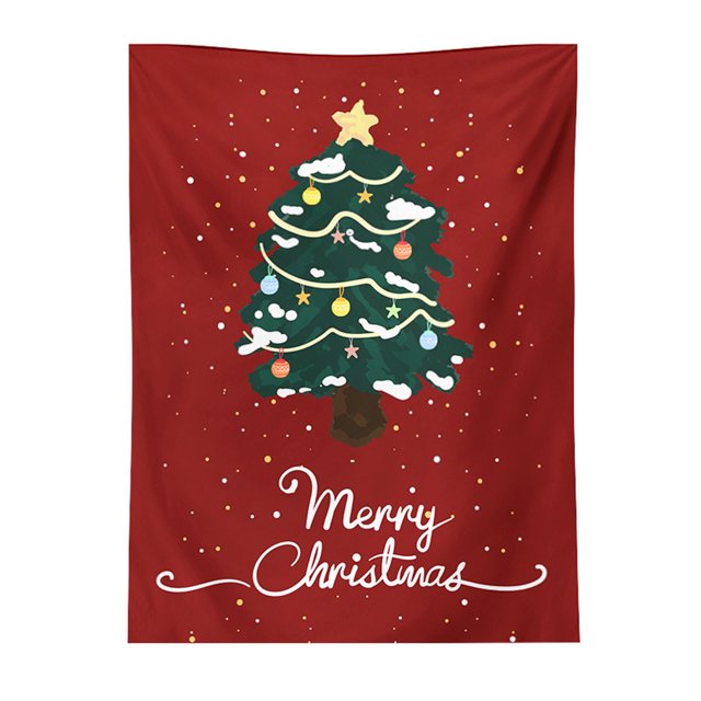 Birdeem Christmas Decoration Hanging Cloth Party Holiday Christmas Tree Background Cloth Gift
