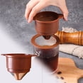 thumbnail image 1 of Vrorvz Long Lasting Double Layer Stainless Steel Drip Coffee Filter Cup with Eco Friendly Reusable Design for Superior Extraction,No Filter Paper Needed,Suit for Coffee and Tea Brewing, 1 of 8