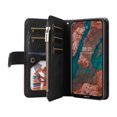 thumbnail image 4 of Compatible with Nokia X20/ X10 Wallet Case with Card Slots PU Leather Zipper Flip Folio Cover, 4 of 5
