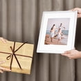 thumbnail image 3 of SIYTUAU 8X10 In Photo Frame Suitable For Displaying 8X10 In Photos Without A Mat For Wall Or Tabletop Display Plastic Material 10 X 8 X 1.2 Inches Clear Glass White, 3 of 7