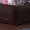 thumbnail image 4 of Lit Plateforme Simple en Bois Portland avec Pied de Lit et Tiroirs de Rangement, Couleur Espresso, 4 of 9