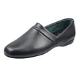 thumbnail image 1 of Pamir Men's Genuine Leather Opera Slippers with Memory Foam Insole and Leather Outsole Size US 10 M Black, 1 of 9