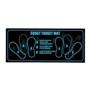 Fokuz Squat Mat With Position 35x80cm Squat Mats Diatomaceous Earth Rubber Squat Mat For Home Yoga & Abs | Perfect For Squats Lunges & Core