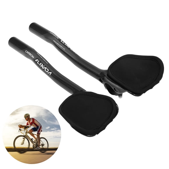 31.8mm Carbon Fiber Bicycle Handlebar Cycling Aero Bars Rest Handlebar Bike Tri Bars