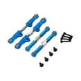 thumbnail image 1 of Bunblic 1/14 RC Car Adjustable Tie Rod Set Linkage Link Set Durability Easy to Install Accessory Premium Metal RC Car Parts for 14208 Blue, 1 of 8