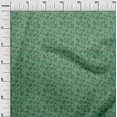 thumbnail image 3 of oneOone Rayon Sea Green Fabric Floral Craft Projects Decor Fabric Printed By The Yard 56 Inch Wide, 3 of 4