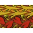 thumbnail image 1 of Ahgly Company Machine Washable Indoor Rectangle Transitional Caramel Brown Area Rugs, 4' x 6', 1 of 7