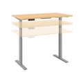 thumbnail image 2 of Bush Business Furniture Move 60 Series Height Adjustable Standing Desk in Maple, 2 of 6