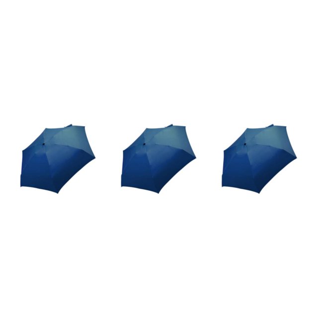 Redempat Breathable Umbrella For Outdoor Activities And Sun Protection Folding Sun Umbrellas Rainproof Umbrellas Easy To Storage navy blue 3Set