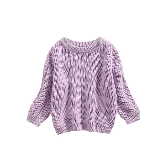 xiaxaixu Toddler Baby Sweaters, Winter Warm Long Sleeve Candy Color Pullovers