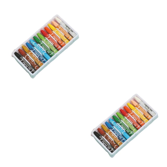 VONKY Drawing for Crayons Set Oil Pastel Pen Water-soluble Graffiti Pencils Type 1 2Set
