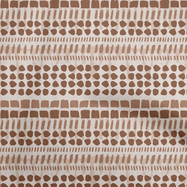 oneOone Rayon Brown Fabric Dot Sewing Craft Projects Fabric Prints By Yard 56 Inch Wide