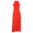 thumbnail image 3 of zanvin Robes d'Invitée de Mariage pour Femmes, Mode Femmes Été Décontracté Couleur Unie Col Rond Sans Manches Robe Robe de Soirée, 3 of 4