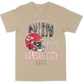 thumbnail image 1 of NFL Kansas City Chiefs Helmet Field Sand 2X-Large T-Shirt, 1 of 4