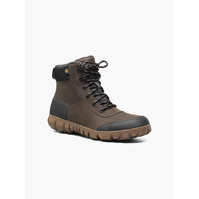 BOGS Men's Arcata Urban Leather Mid Winter Boots Chocolate - 72909-202