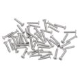 thumbnail image 1 of Unique Bargains M1.6x0.35x8mm Lot de 100 Vis Plates Rondes en Métal pour Machine à Entraînement Phillips, 1 of 5