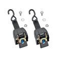 thumbnail image 1 of Fulton 2060366 2 x 43 Inch Zinc Transom Retractable Ratchet Boat Tie Down Straps, 1 of 4