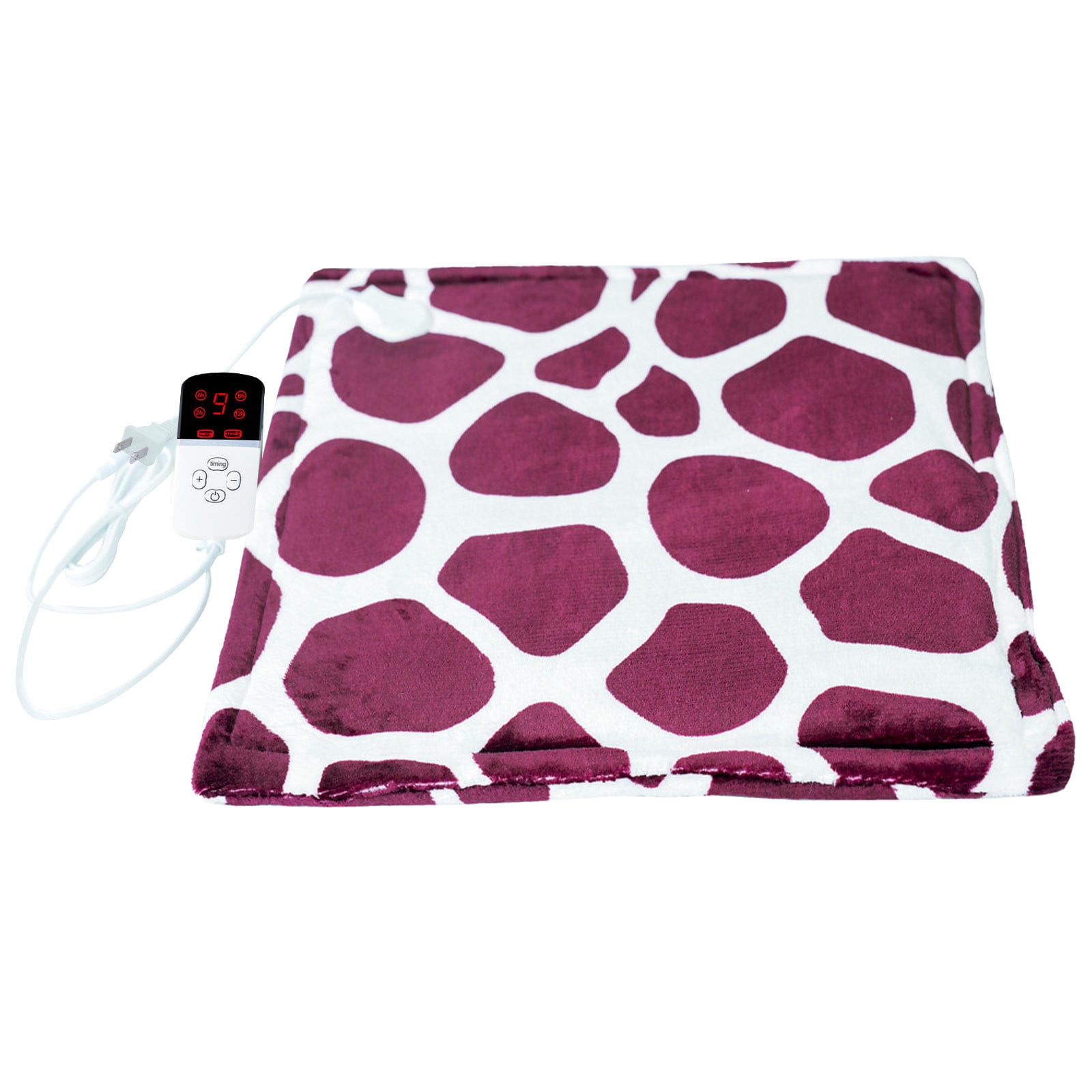 Clearance Tyidzon Heating Pad-Heating Pad for Back, Neck, Abdomen, 17.72X17.72 Inches Heating Pads for Back Pain & Cramps Relief Knee, Leg Gifts for Women Men