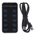 thumbnail image 2 of USB 3.0 Data Hub, 10 Ports  Compatibility Data USB Hub Wide Application DC 12-24V  for Laptop, 2 of 7