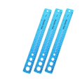 thumbnail image 2 of ZTTD 12 Inch, 3 Pack, Flexible Ruler with Centimeters and Inches, Clear Plastic Standard Ruler for Home, or Office (Type2-Blue), 2 of 9