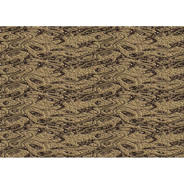 Ahgly Company Tapis Rectangulaire Lavable en Machine Intérieur Transitionnel Pérun Brun, 2 Pieds x 4 Pieds