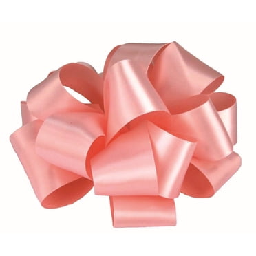 Ruban Satin Double Face Rose Pâle