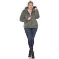 thumbnail image 4 of White Mark Veste Sherpa à Capuchon pour Femmes, 4 of 6