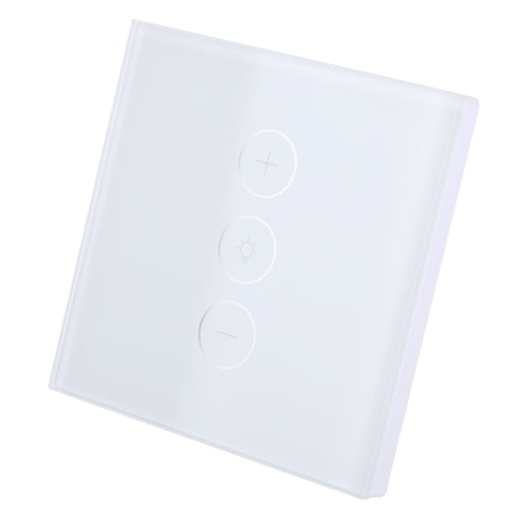 Smart Dimmer Switch, Stepless Brightness Touch Control Smart Dimmer Switch for Household White,Black