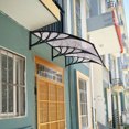 thumbnail image 1 of 80"x 40" Window Awning Door Canopy Polycarbonate Front Door, 1 of 6