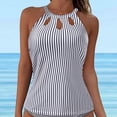 thumbnail image 2 of Huesdet Womens Flowy Tankini Tops Only Modest Swim Tops Loose Fit Bathing Suit Tops No Bottom Maternity Swimsuit Top(White,XXL), 2 of 7