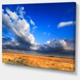 thumbnail image 2 of Clouded Blue Sky over Prairie - Landscape Canvas Art Print, 2 of 4