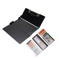 thumbnail image 3 of Nursing Clipboard, Rain Proof Trifold Design PVC and Aluminium Alloy Multifunctional Foldable Nurse Clipboard Lightweight  for Logistics, 3 of 7