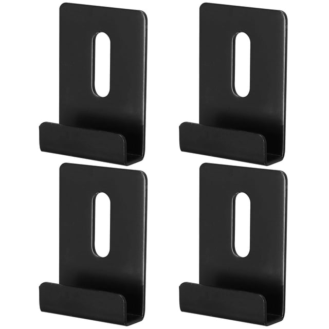 4Pcs Glass Clips Mirror Wall Holder Clips Mirror Glass Mounting Wall Holder Clips for Dresser Mirror