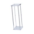 thumbnail image 4 of Acrylic Vases Wedding Centerpieces Rectangular Clear Flowers Stand Display Column Flower Flowers for Shelf Party Wedding Table Decor 40cm x 20cm, 4 of 8