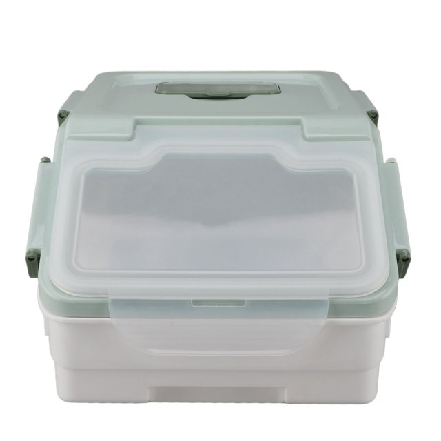 Airtight Rice Container, Large Food Containers, Rice Storage Bin with Measuring Cup & Lid, Kitchen Storage Containers for Rice, Grain, Flour, Pet Food