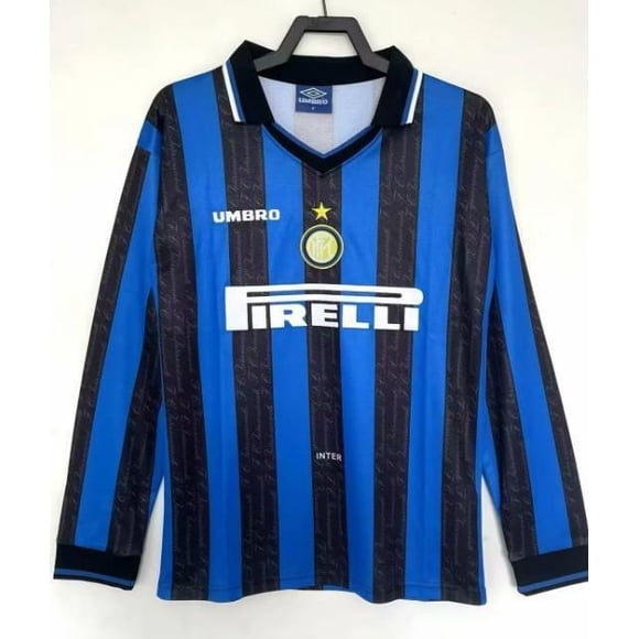 Inter Milan Home 1997-98 Soccer Retro Jersey LS