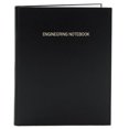 thumbnail image 1 of BookFactory Black A4 Engineering Notebook - 168 Pages (5mm Engineering Grid Format), A4 (210mm x 297mm), Black Cover, Section Sewn Hardbound Engineering Lab Notebook (EPRIL-168-4GS-A-LKT4), 1 of 4