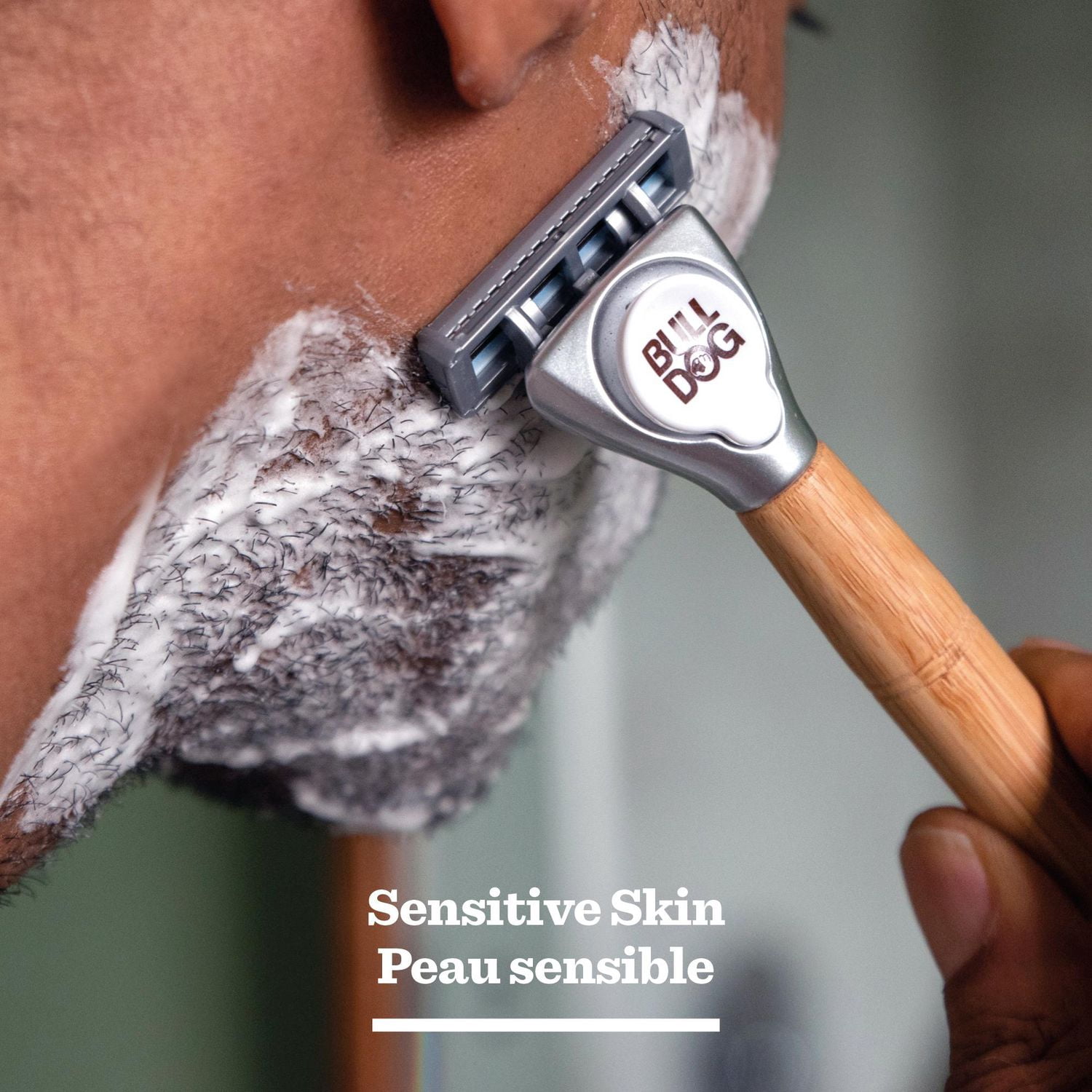 Bulldog Skincare for Men Sensitive Razor Refills - 4 count