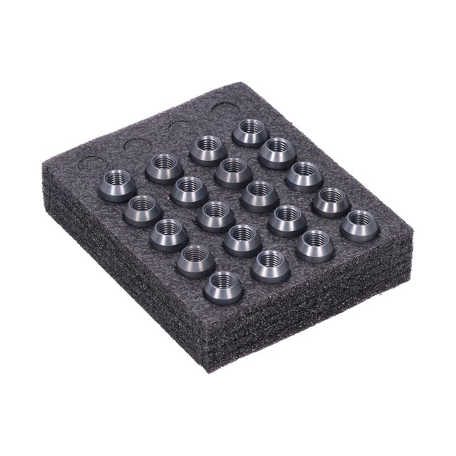 Écrous de Verrouillage, Écrou de Filetage M12x1.5 Bout Fermé 20 Pcs Accessoires de Roue en Aluminium 7075-T6 pour Couleur de Véhicule, Or, Rouge, Bleu