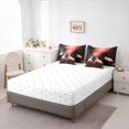 thumbnail image 4 of YST Boxing 7 Pcs Comforter Set Sports Game Theme Sheet Set Bed In A Bag For Boys Children Men Room Decorative Boxing Gloves Pattern Down Comforter Queen Size, 4 of 5