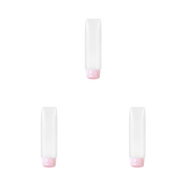 QualitChoice Travel Bottle Portable Shower Gel Dispensing Container Refillable Leakproof Dispenser Tube Household Organizer 30ML Pink 3Set