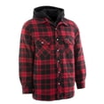thumbnail image 2 of Workload Men's Hooded Flannel Jacket, 2 of 6