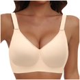 thumbnail image 3 of 2025 Comfortable Seamless Full Coverage Running Sports for Women Wireless Women Bras Plus Size Front Closure Bras with Soft Support Sports Bras for Women Pack Regular and Plus, 3 of 6