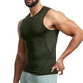 thumbnail image 3 of Yuyuzo Workout Tank Tops for Men Round Neck Slim Fitted Quick Drying Sleeveless Athletic Muscle T Shirts, 3 of 6